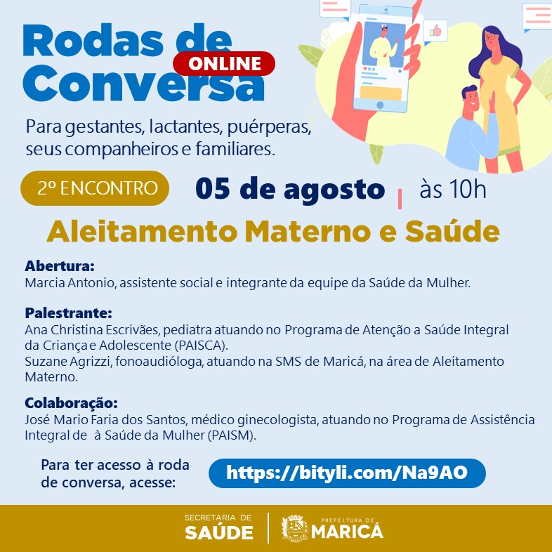 Grupo participando de roda de conversa
