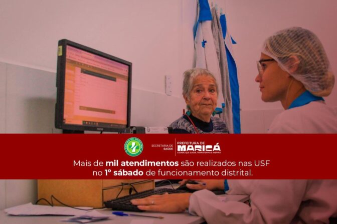 Mais de mil atendimentos são realizados nas USF no 1º sábado de funcionamento distrital